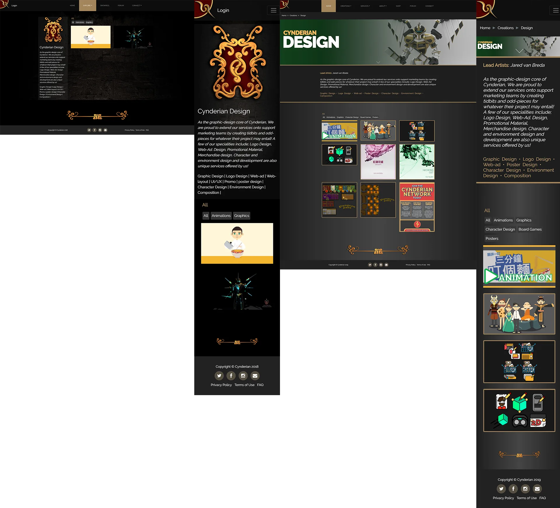 Design Page (Old & New)