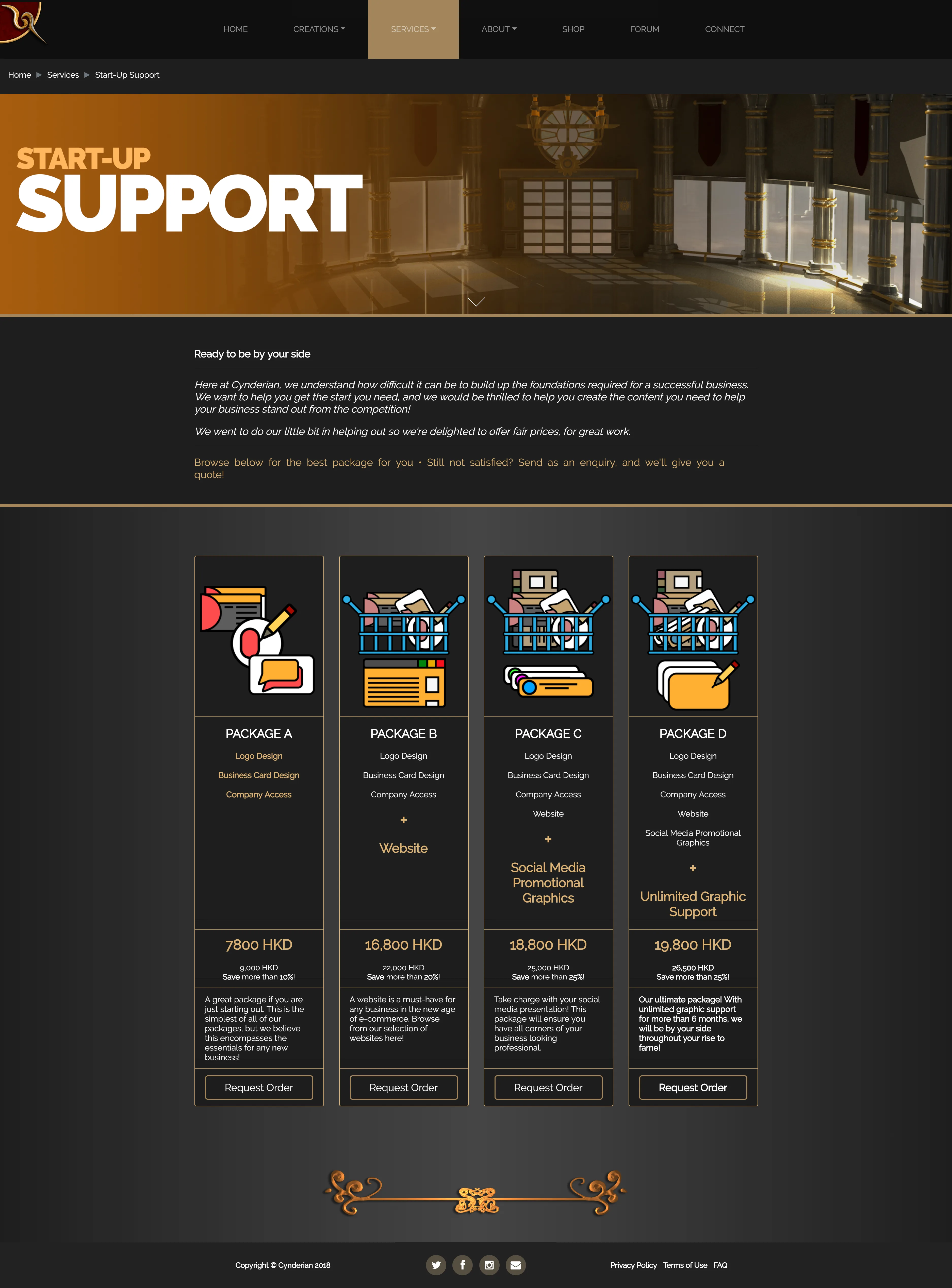 Support Page (New)