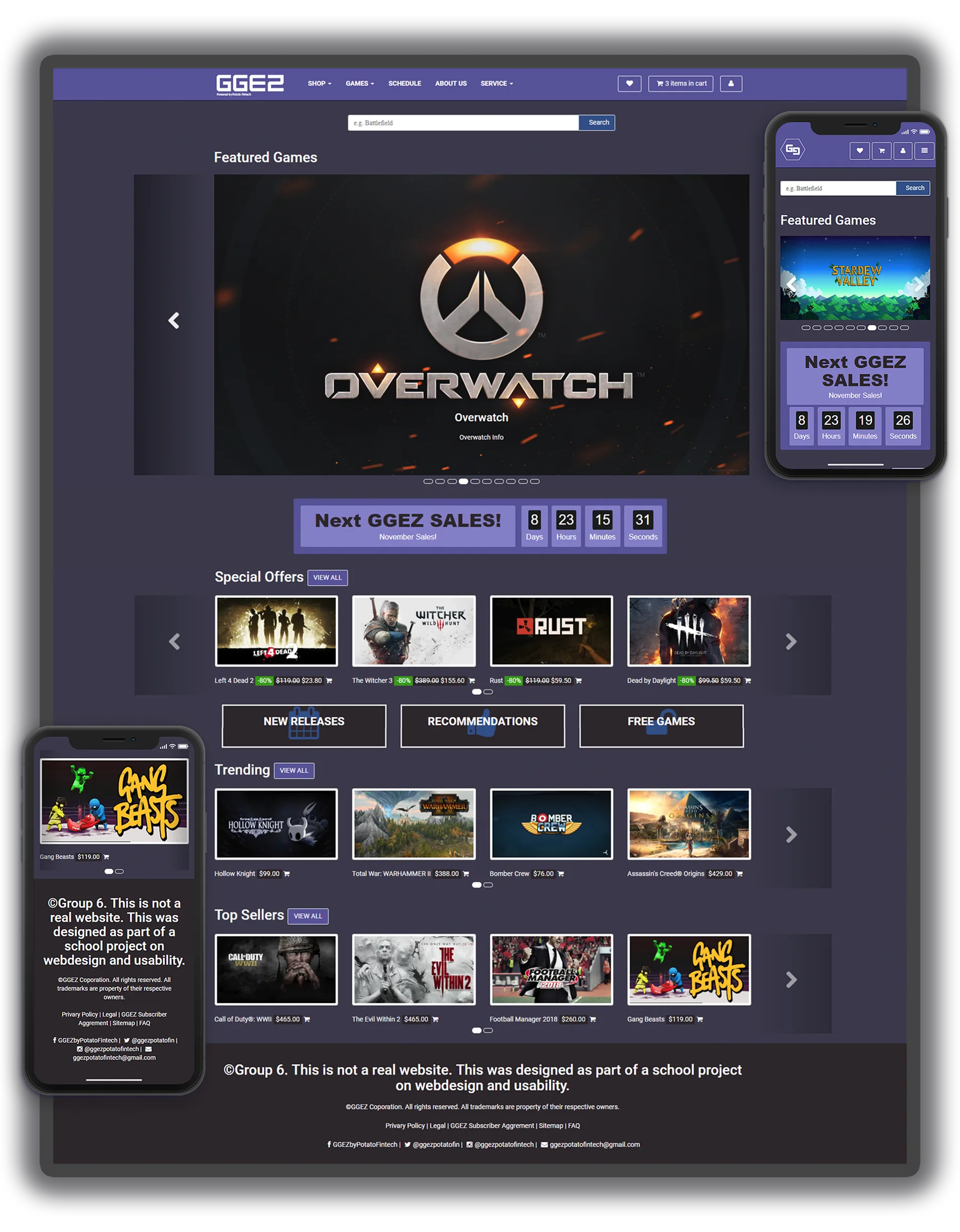 GGEZ Final Homepage