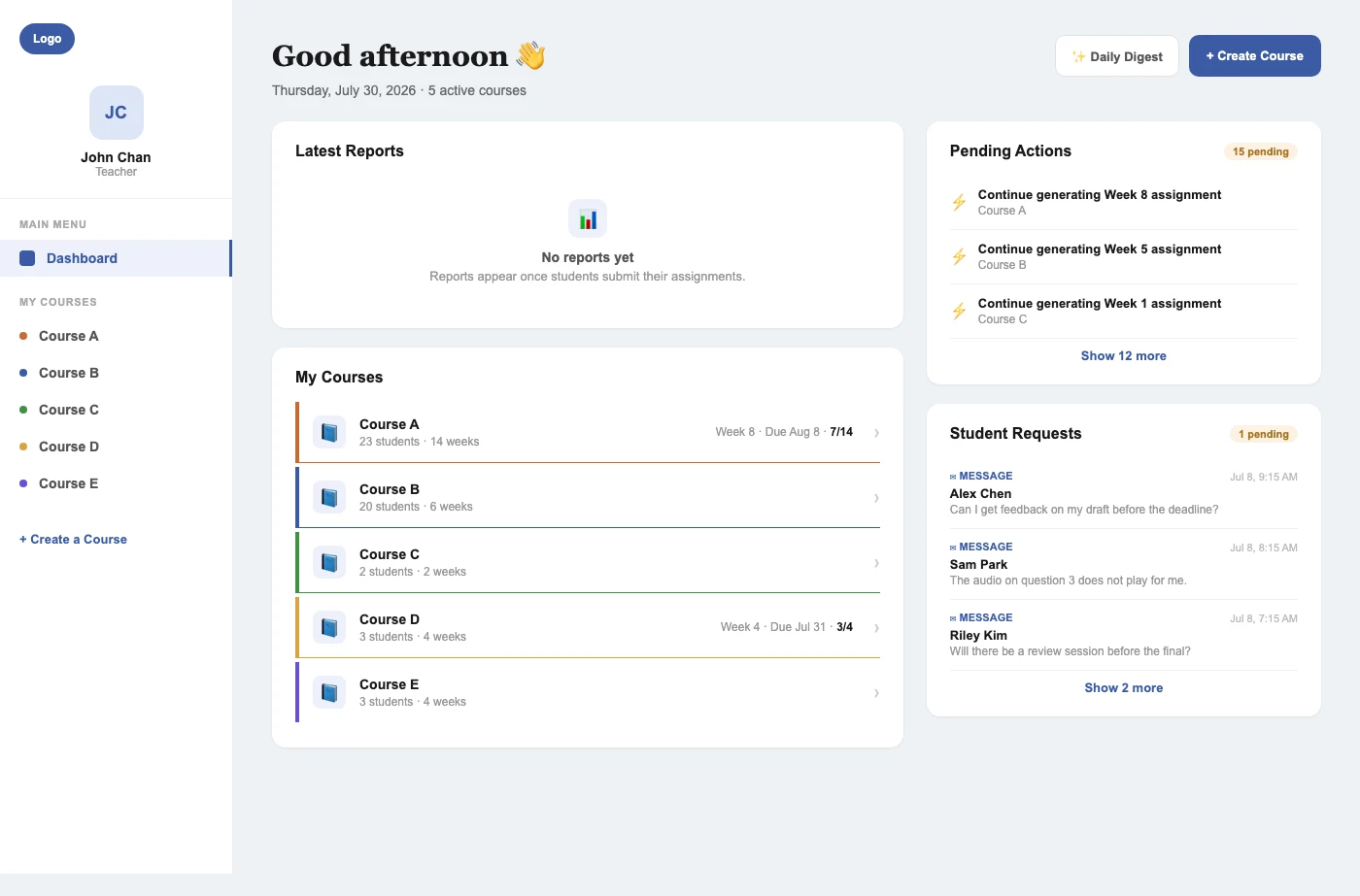 Cohort Progress