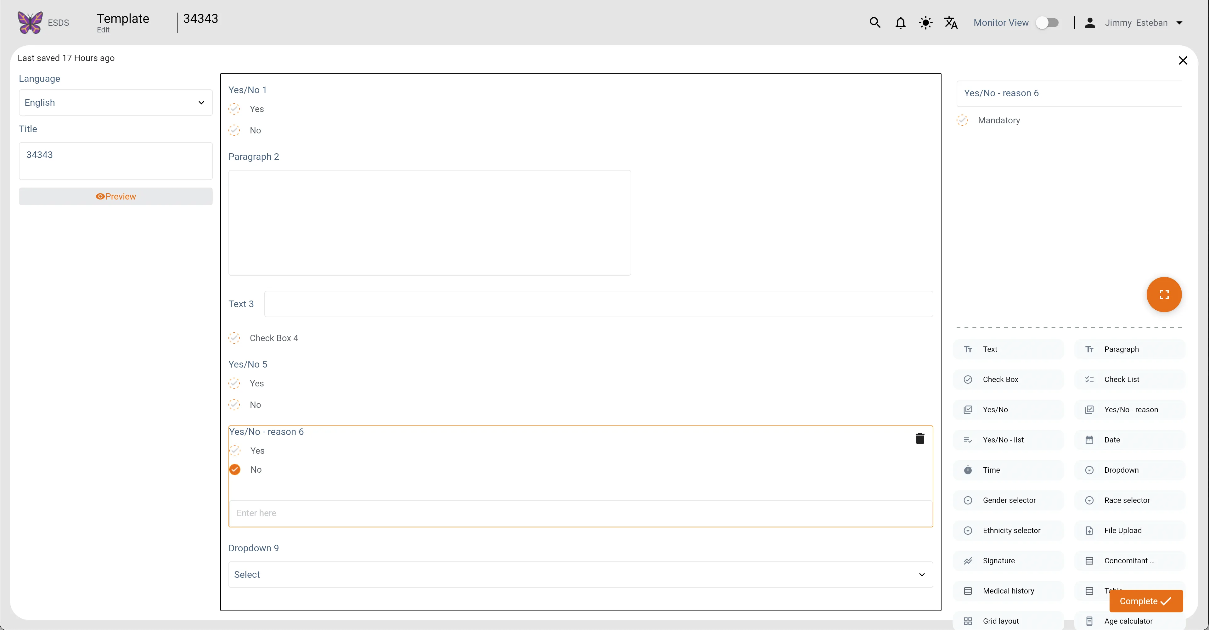 Templates Main (Light Mode)